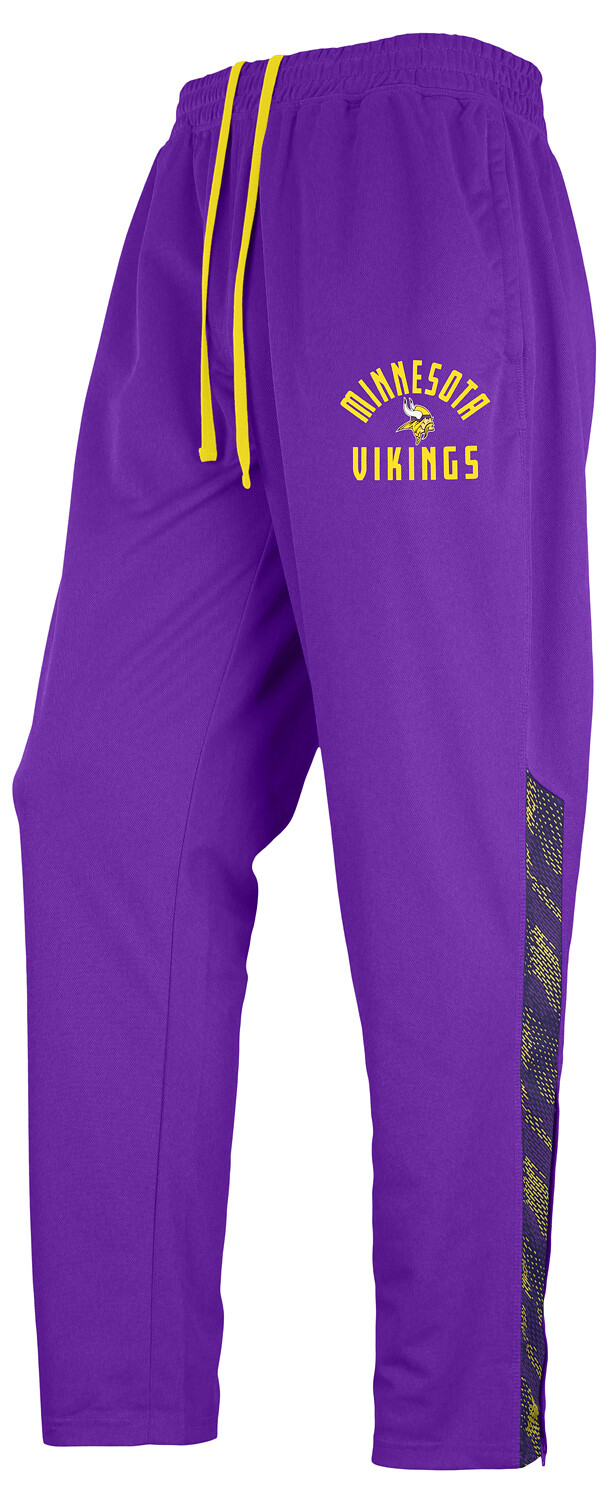 Мужские спортивные брюки из жаккарда Zubaz NFL Minnesota Vikings Viper Accent с завышенной талией