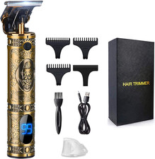 Suttik Hair Clippers for Men, Beard Trimmer, Zero Gapped Trimmer T-Blade Trimmer