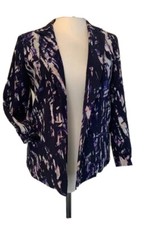 Club Monaco Designer Summer Print Blazer Jacket Brand New Size Uk 12 Usa 8