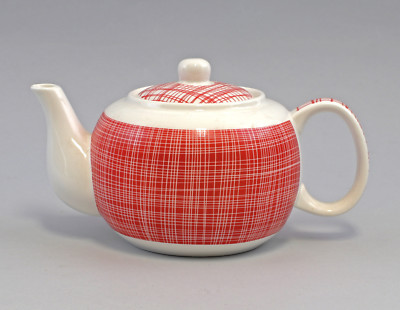 Tear Pot Jameson&Tailor Brillant Porcelain Nippon Lines Red 23x13cm 1L