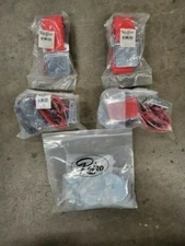 RETROBELT RED SET OF SEAT BELTS WITH HARDWARE TWO 258-BRD-75 AND TWO 259-BRD-21