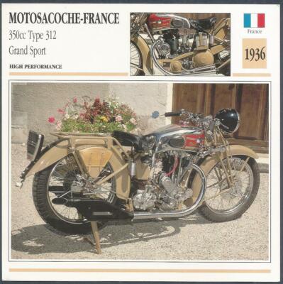 EDITO SERVICE S A OLDTIMER MOTORRÄDER-1936-MOTOSACOCHE-FRANKREICH-350cc TYP 312 GP