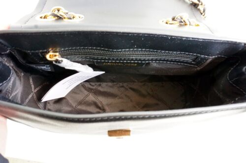 Michael Kors sac à main pour femme Parker Medium Chain Shldr Bag noir neuf - Photo 17 sur 18