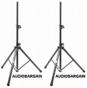 (2) On-Stage SS7761B SPEAKER / LIGHT STANDS All-Aluminum! BUY IT NOW!
