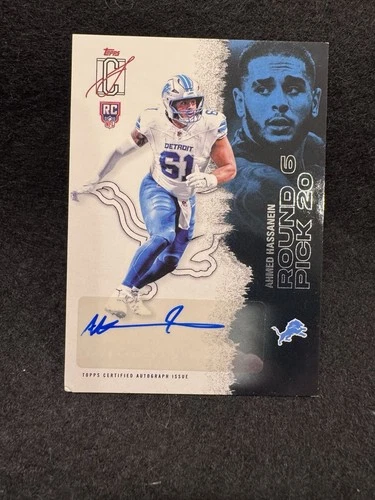 2025 Topps Signature Ahmed Hassanein Rookie Class Autographs (RAW)