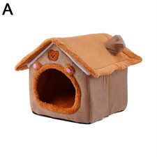 Haustier Haus Bett Katze Höhle Hundehütte Warmer Schlafsack Gemütliches Zelt Wei