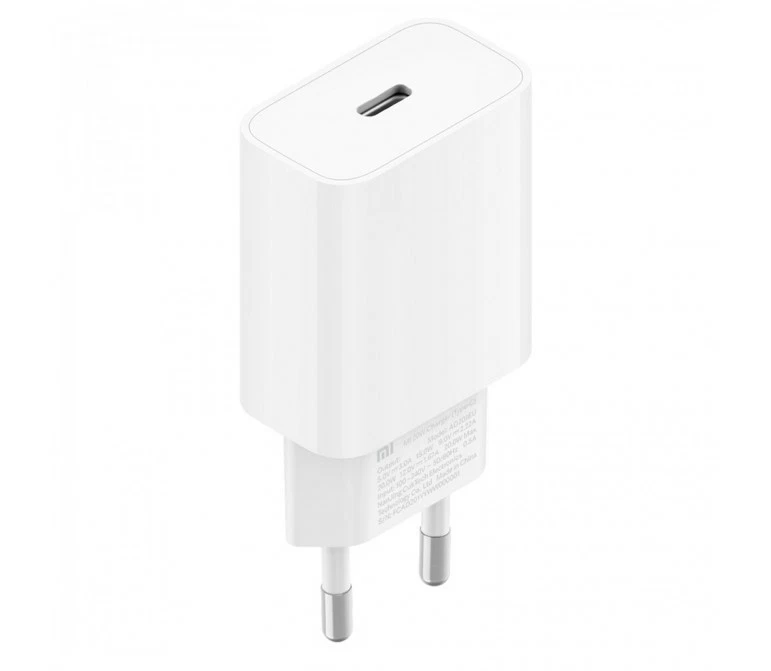 XIAOMI SPINA MI 20W CHARGER CARICATORE BHR4927GL BIANCO