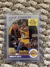 1990-91 NBA Hoops - Magic Johnson #157 Los Angeles Lakers Basketball Card