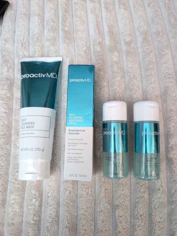 Proactiv Face Wash, SPF Moisturizer, Toner, New And Sealed