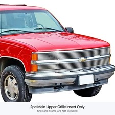 Aps Gr03heb11s Stainless Billet Polish Grille For 94-99 Chevy Cktahoesuburban