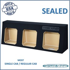 Regular Cab / Single Cab Triple X-Large Sub Box Subwoofer Enclosure Solo Baric