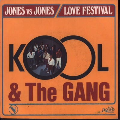 Kool & the Gang Jones Vs Jones 7'' vinyl France De-Lite 1980 pic sleeve 101504