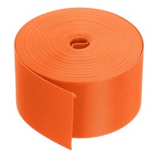 Flat Nylon Webbing Strap 2 Inch 10 Yards Orange for Backpack