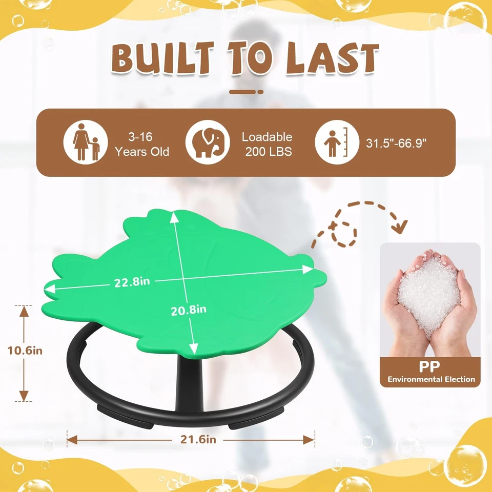 Silla giratoria para niños autistas, silla giratoria sensorial para niños con forma de pez, Senso... Foto 4 de 4