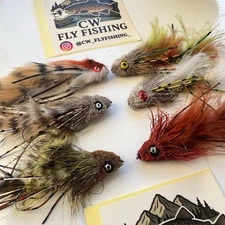 X6 Mini Trout Articulated Trout Streamers Pack 6-7CM Barbless Hooks Multipack 