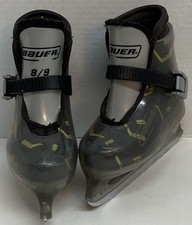 Bauer US Size Y 8/9, Mondo 15/16, Shoe 9/10 Children's Youth Ice Hockey Skates