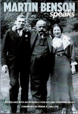 MARTIN BENSON SPEAKS / 2011 1st printing MARTIN BENSON SPEAKS / 2011 1st printing