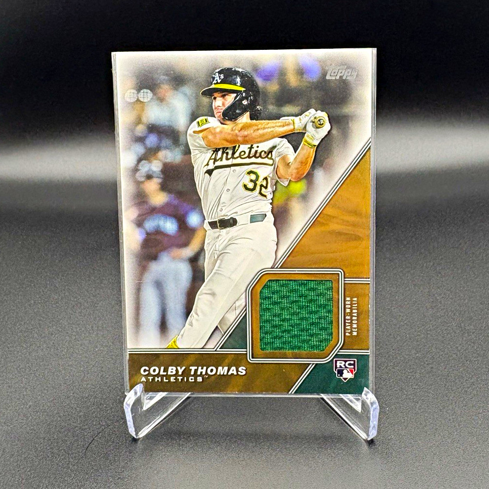 Colby Thomas Topps 2026 Series 1 Material Rookie Relic MLM-CT