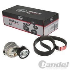 GATES Micro-V Kit KEILRIPPENRIEMEN-SATZ passend für CITROËN BERLINGO C3 C4 C5