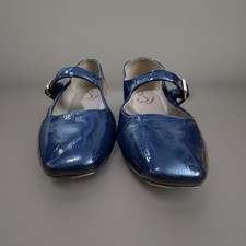 Sam Edelman Michaela Mary Jan Flat, 9.5 Patent Leather Navy