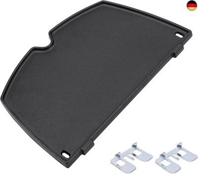 GFTIME 6558 32 x 22cm Gusseisen Grillplatte für Weber Q100 Q120 Q1000 Q1200 