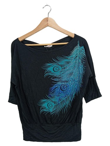 ONLY Camicetta Donna Multicolore Grafica Zigzag (IT 42, EU 38