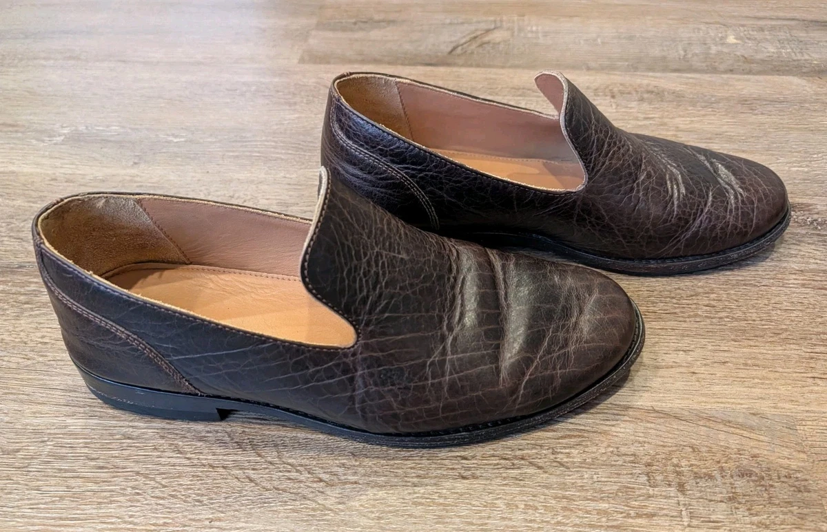 Buffalo Jackson Bison Black Leather Driving Mocs Loafer Size 11 M Men main image 2