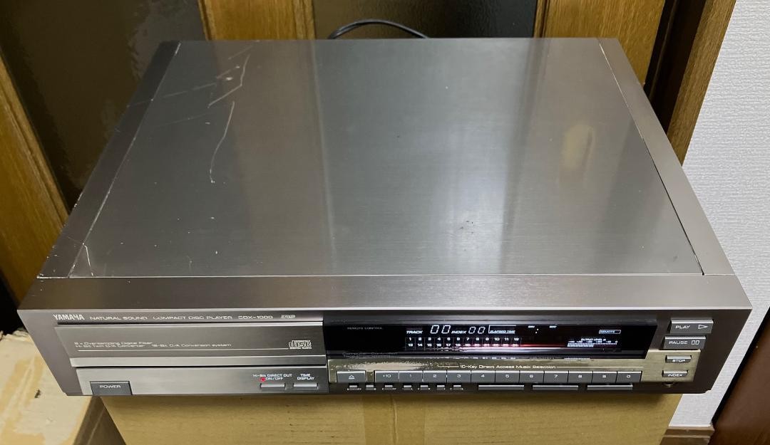 ヤマハ CDデッキ CD1000 Yamaha CDX-1000 CD Player Natural Sound Compact Disc Player Audio