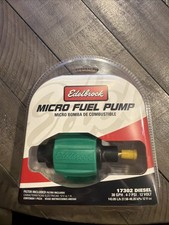 New - Edelbrock Universal In-line Diesel 12v Micro Electric Fuel Pump 38 Gph