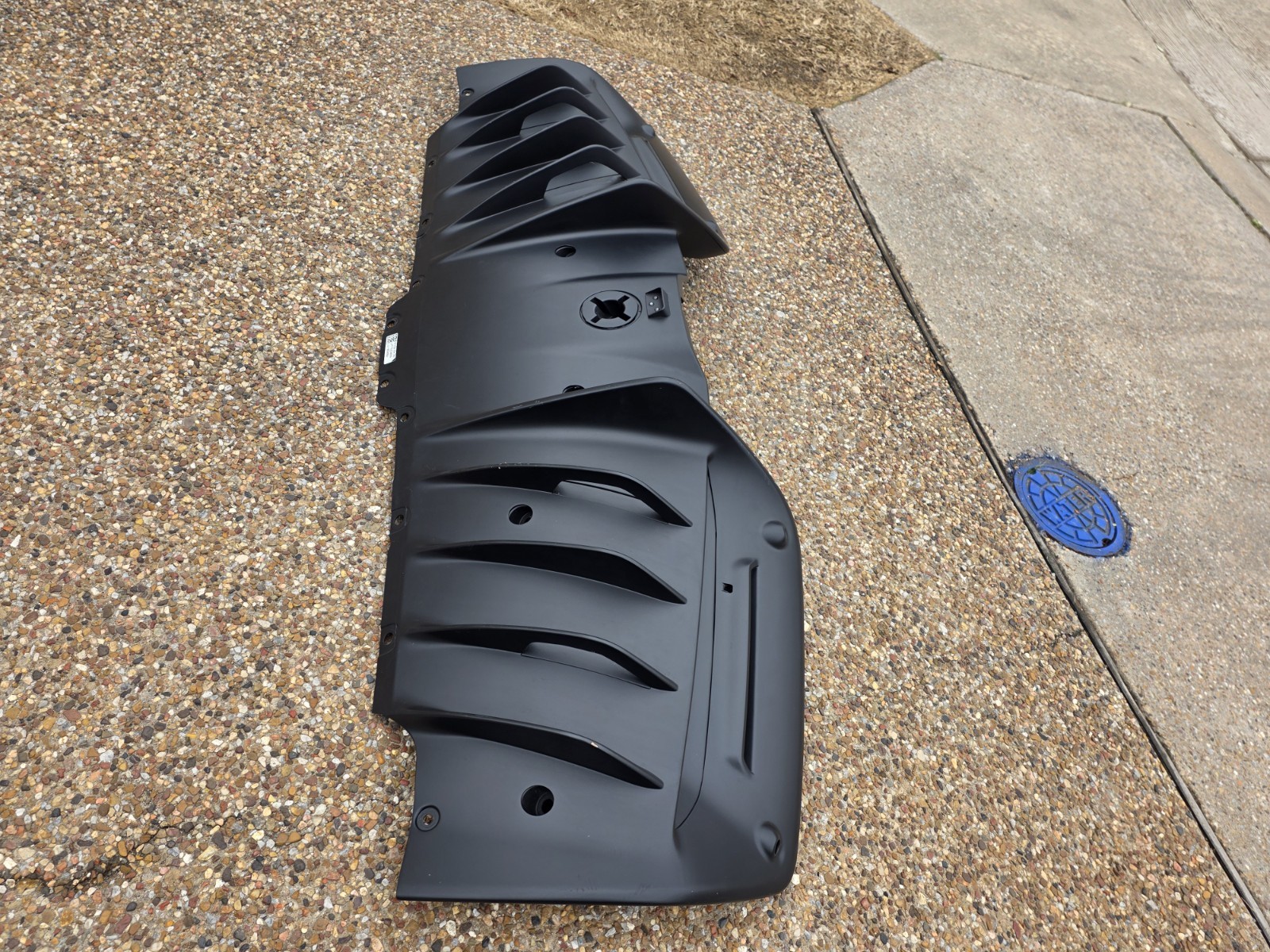 FERRARI SF90 OEM GENUINE ORIGINAL REAR LOWER BUMPER DIFFUSER