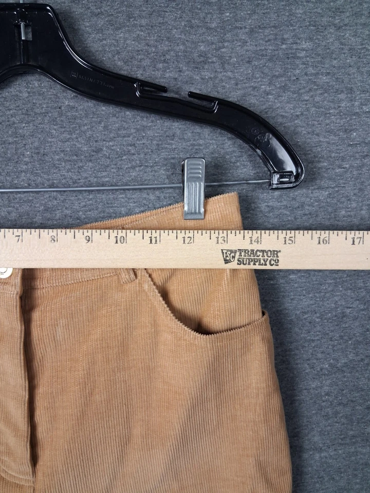 Pantalones St John Marie Gris Mujer 4 Pana Suave Diseñador Cápsula Oficina Lujo Foto 2 de 4