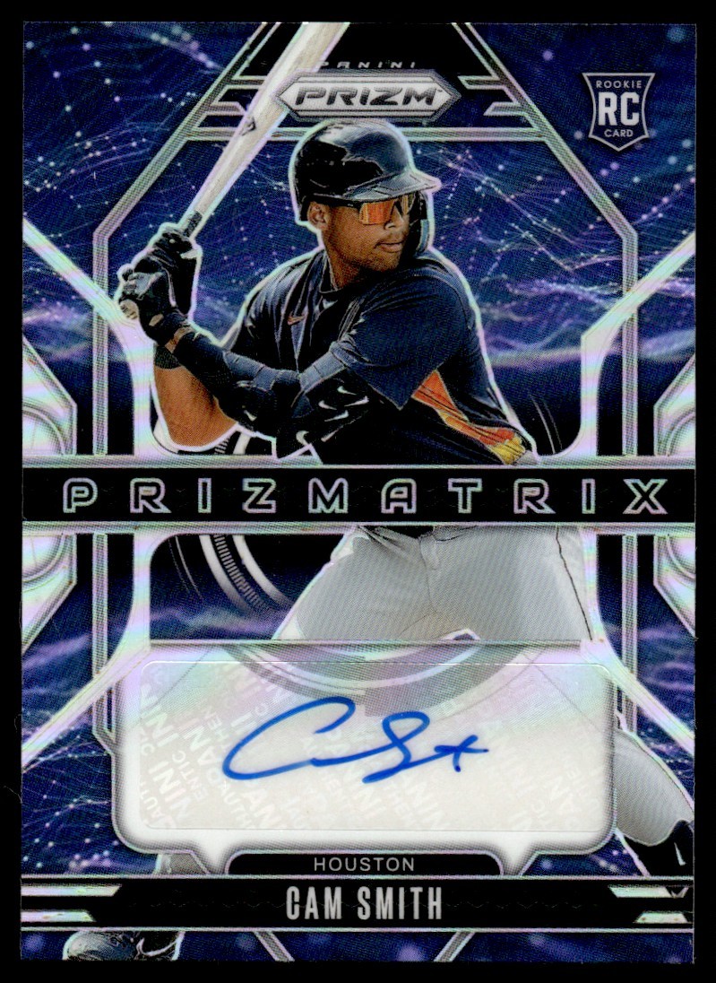 2025 Panini Prizm Prizmatrix Cam Smith Auto Houston Astros #PA-CS