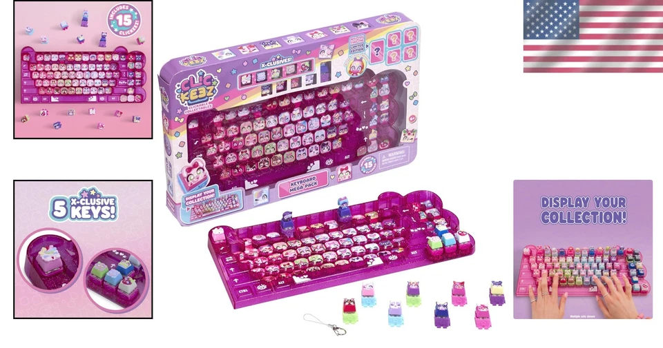Clickeez Keyboard Mega Pack - The Ultimate Starter Set | Includes Storage Key - Image 2 of 4