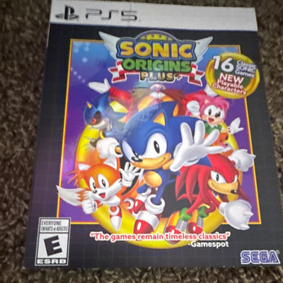 SEGA Sonic Origins Plus PS5 E Everyone Action & Adventure Platformer Multiplayer