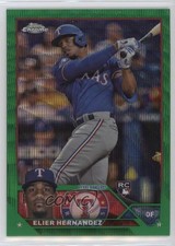 2023 Topps Chrome Update Green Wave Refractor 12/99 Elier Hernandez #USC135 0z6b