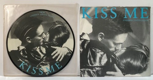 Stephen TinTin Duffy Kiss Me Christmas Picture Disc 45 EX