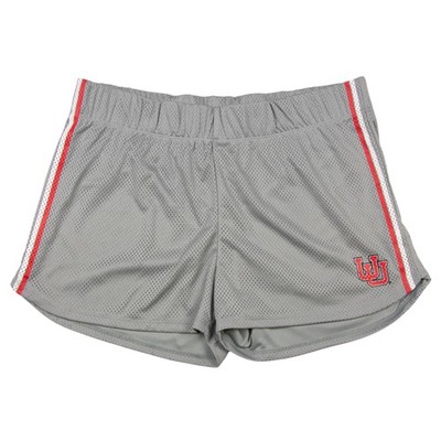 NCAA Utah Utes Women's Lined Athletic Shorts in Grey, Small (4/6)