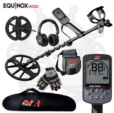 MInelab Equinox 900 Multifrequency Metal Detector With Starter Pack