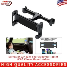 360° Car Back Seat Headrest Mount Tablet Holder for 4-13” Universal iPad Phone