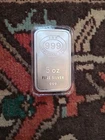 5 oz Silver Bar - JBR-  .999 Fine Silver