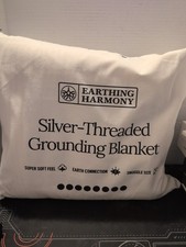 NEW - Earthing Harmony - Silver-Threaded - Grounding Blanket - 59 x79 Very Soft