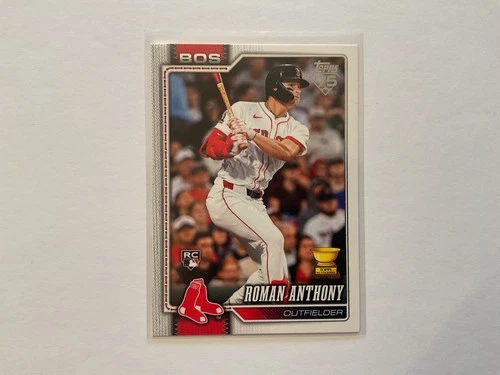 Roman Anthony 2026 Topps Series 1 Rookie Card # 189 Red Sox
