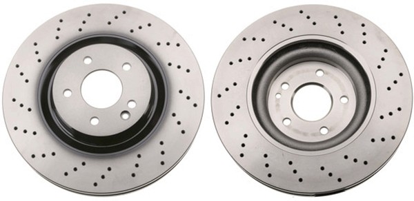 2X Bremsscheibe TRW Single DF6741S FüR Mercedes R129 SL 280 129 059 320 064 500-image