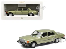 1979 MERCEDES-BENZ 450 SEL SILVER GREEN 1/18 DIECAST MODEL CAR BY NOREV 183975