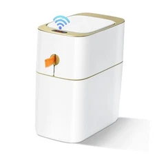  Automatic Bathroom Trash Can with Lid / 13L Smart Motion Sensor 3.1 Gallon