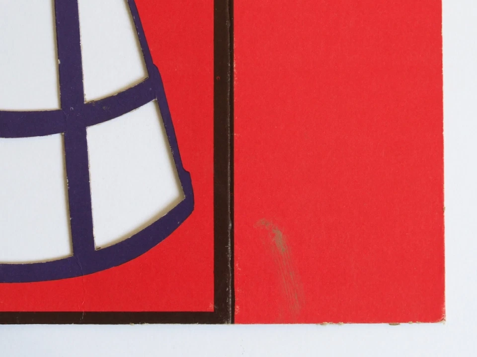 Mouse Trap Vintage/Original "THis SecTiON CONTaiNs" Box Insert IDEAL 1963 - Red - Image 3 of 4