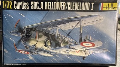 Heller Curtiss SBC.4 Helldiver/Cleveland I Kit #285 1:72 Scale SEALED 2 Decals