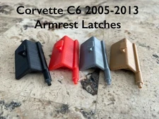 (2) Custom 3D Printed Chevrolet Corvette C6 Armrest Latch - You get 2 Latches!