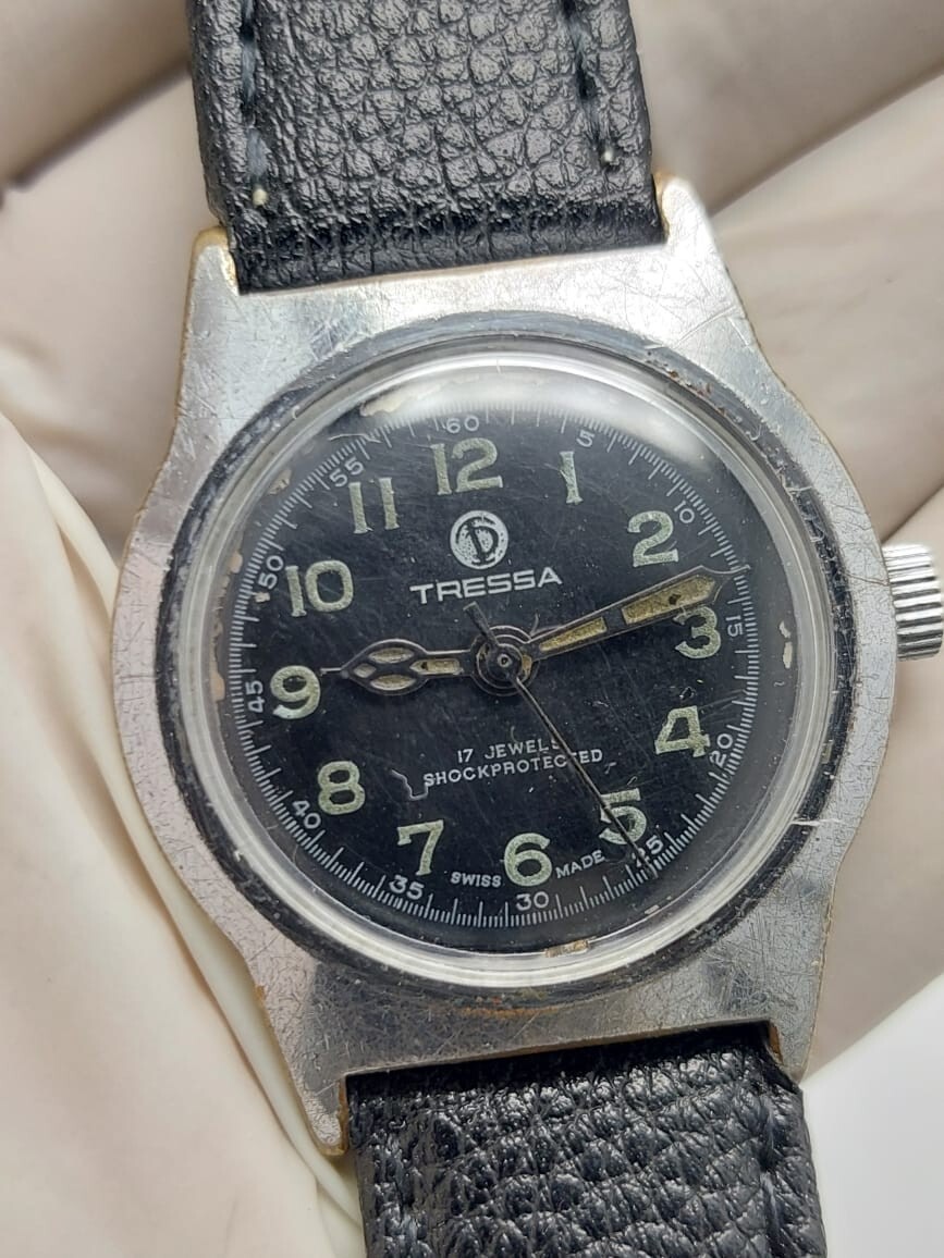 Tressa 17 jewels 209 Shockpotected Mechanical Hand-Winding Vintage