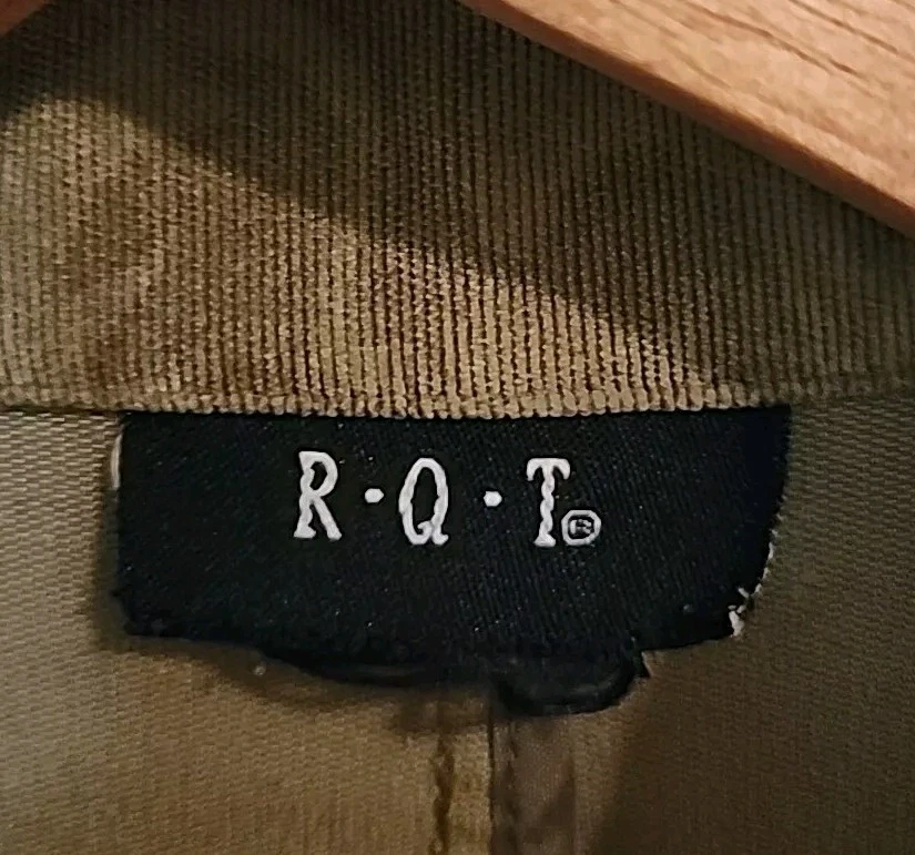 Blazer R Q T Mujer Suave Pesto Verde Oliva Elegante Mediano 2 Botones Chaqueta  Foto 4 de 4